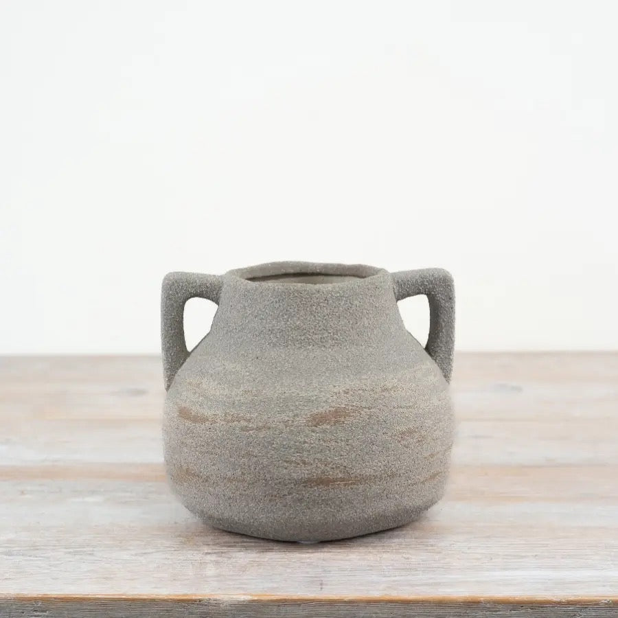 Ceramic Urn Vase, 18cm
