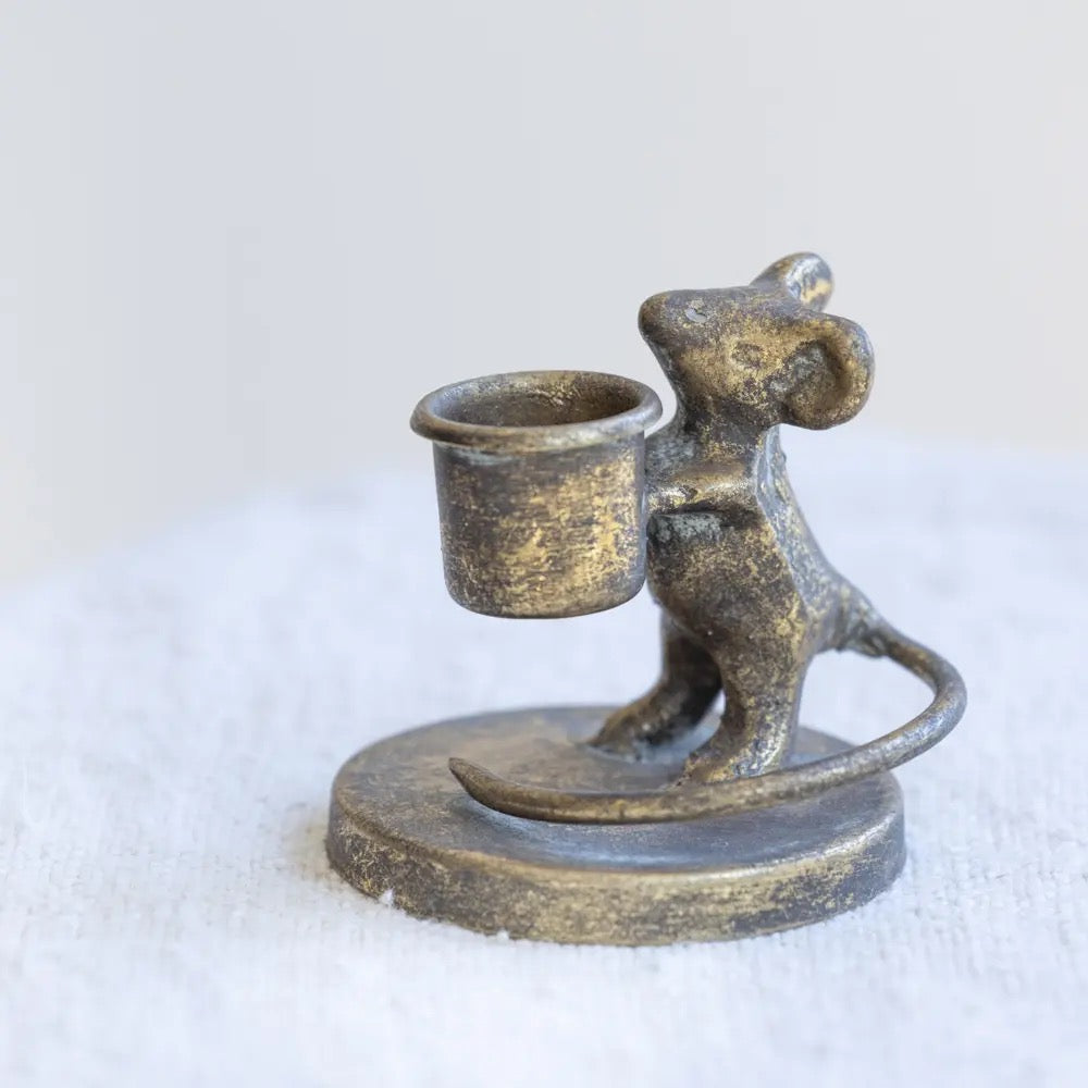 Millicent Mouse Candle Holder