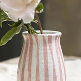 Striped Vase Pink