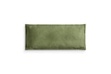 Menmai Statement Velvet Lumbar Cushion Cover - Moss Green - 35 x 80cm
