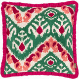 Henderson Embroided Cotton Cushion - 3 colour ways