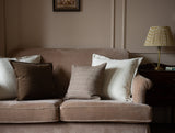 Betty Olive Brown Tweed Cushion 45cm