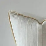 Isla Cream Stripe Cushion
