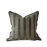 Isla Olive Stripe Cushion