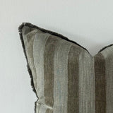Isla Olive Stripe Cushion