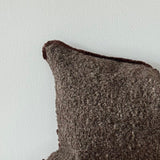 Sofia Chocolate Brown Boucle Cushion - 2 sizes