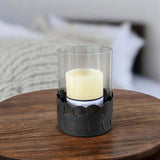 DRAKE GUNMETAL CANDLEHOLDER