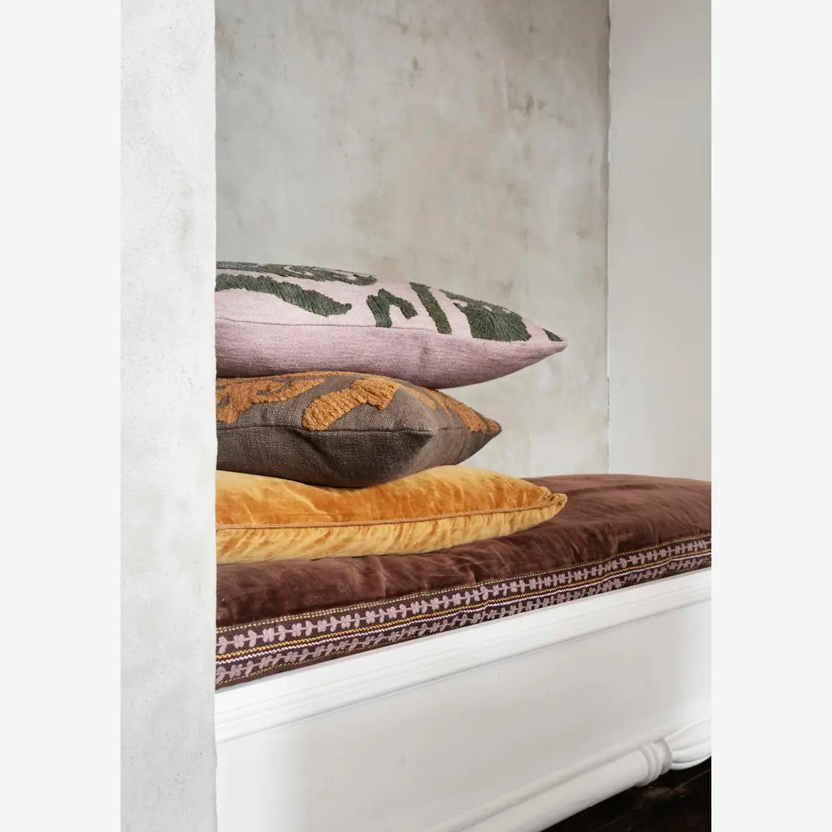 VELVET CUSHION COVER - 40X60CM - Caramel