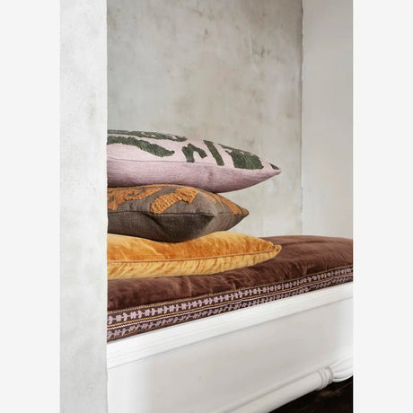 VELVET CUSHION COVER - 40X60CM - Caramel