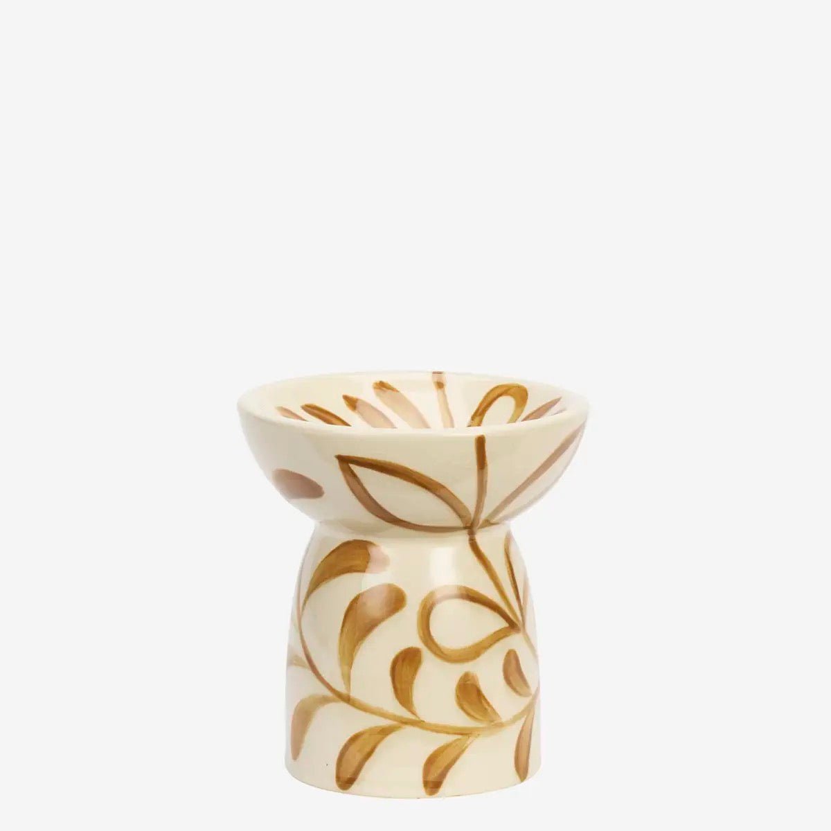 HAND-PAINTED CANDLE HOLDER