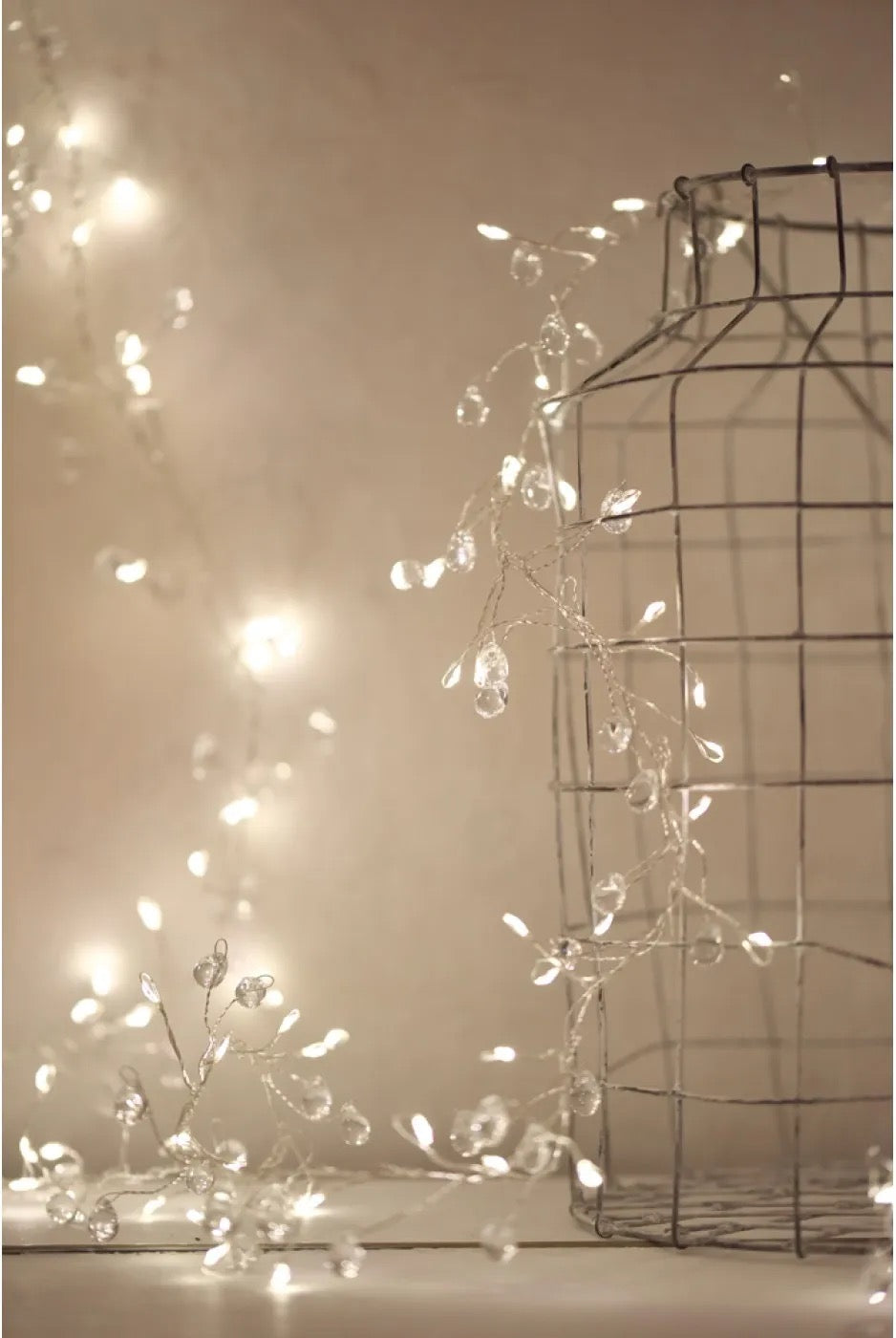 Crystal Cluster Garland 2m (battery)