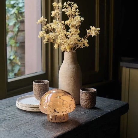 PANDORA PORTABLE TABLE LAMP, CARAMEL -  Abigail Ahern