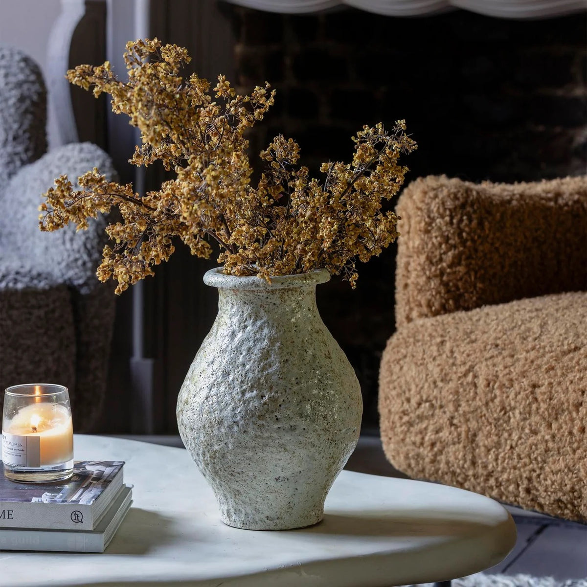 Artificial Sedge Winter Saffron - Abigail Ahern