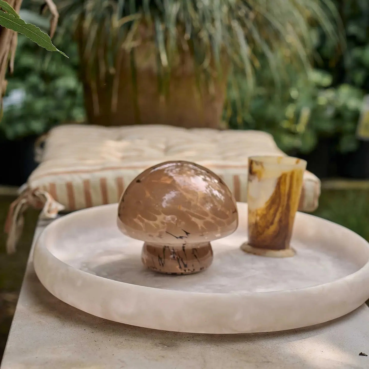 PANDORA PORTABLE TABLE LAMP, CARAMEL -  Abigail Ahern