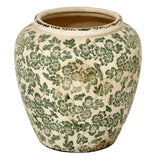 Large Green Clover Olpe Vase