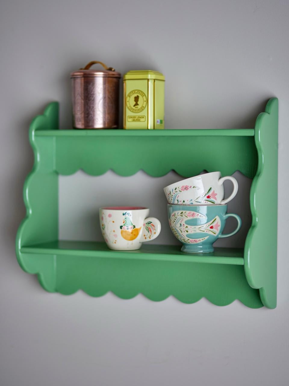 Salla Shelf, Green, Firwood