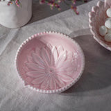 WRENFORD SET OF 2 BLUSH SCALLOPED BOWLS