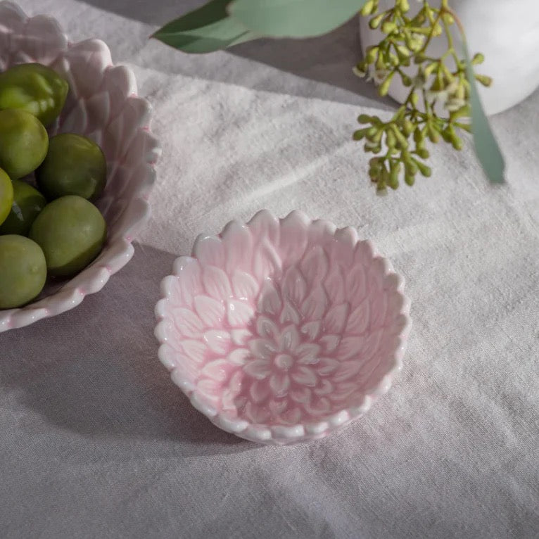 WRENFORD SET OF 2 BLUSH PETAL BOWLS