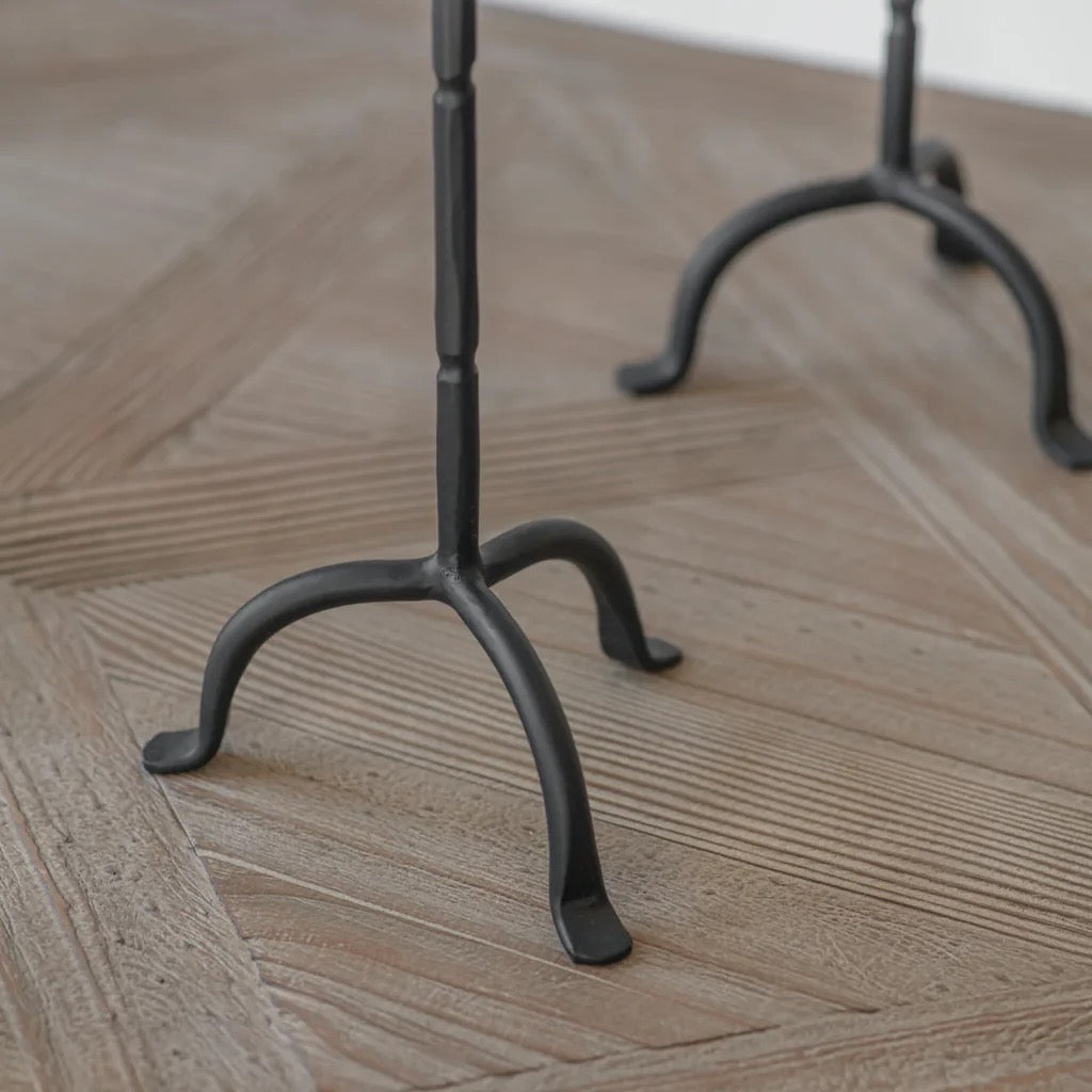 LOVEDALE IRON CANDLESTICK - 2 SIZES