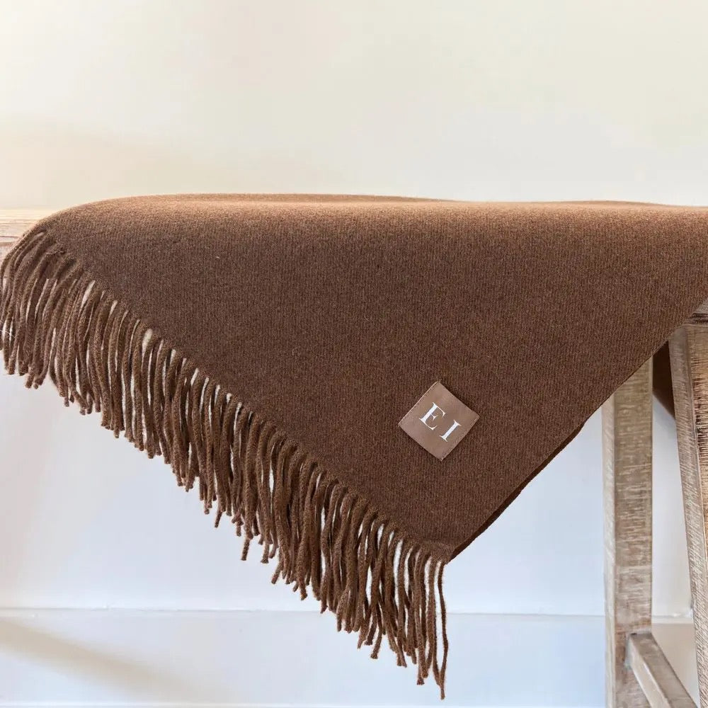 Della Chestnut Decorative Throw