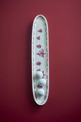 Wonderland Serving Plate, Rose, Stoneware