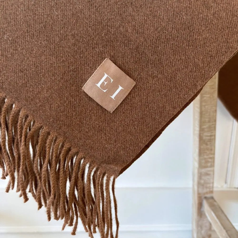 Della Chestnut Decorative Throw
