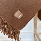 Della Chestnut Decorative Throw