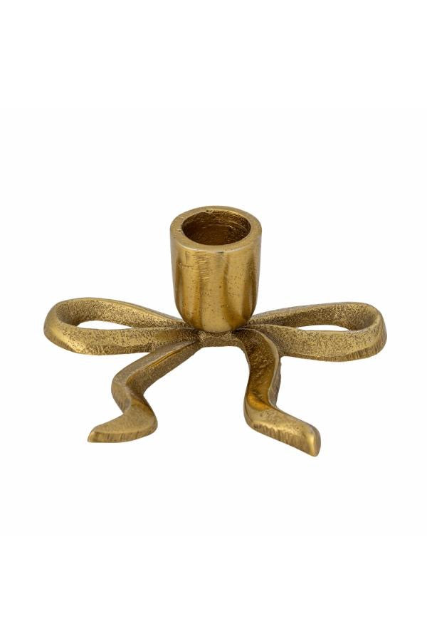 Nanda Candle Holder, Gold, Aluminum
