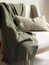 Della Olive Decorative Throw