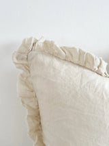 Hallie Cream Ruffle Cushion - 2 sizes