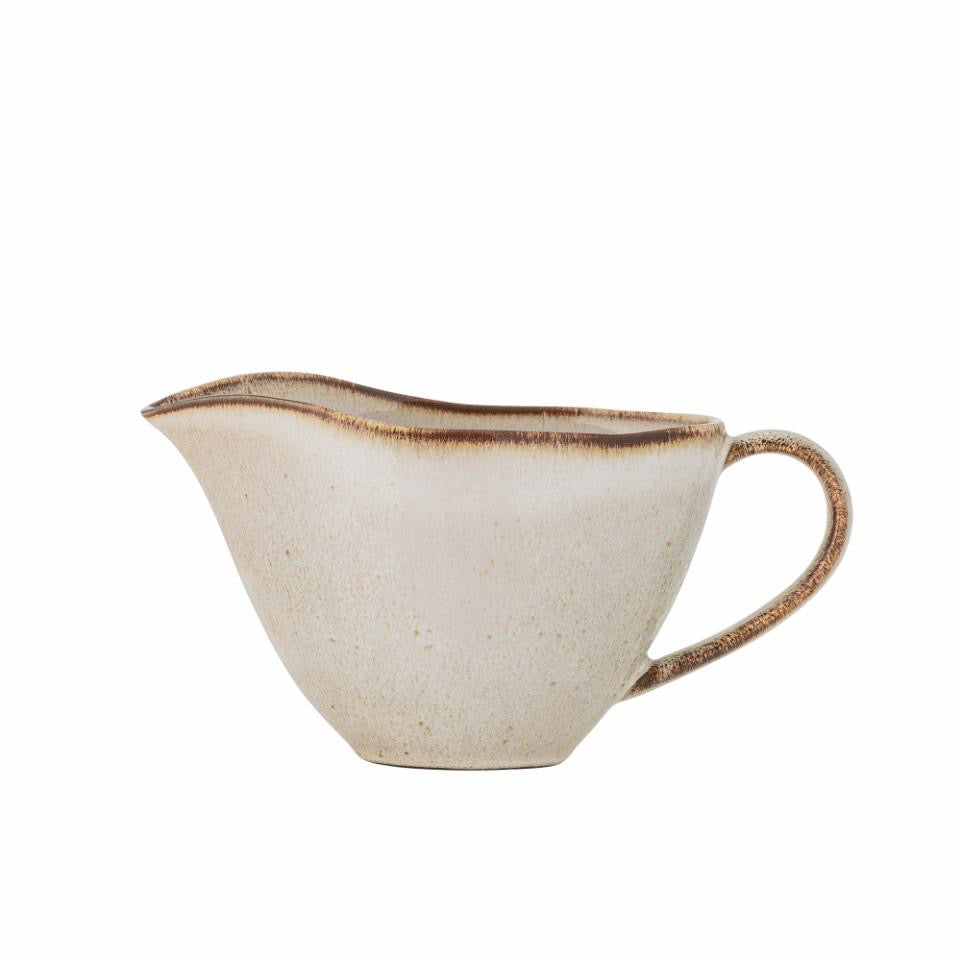Sandrine Gravy Boat, Nature, Stoneware