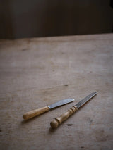 Hand-carved Breakfast Knives - Set of 2