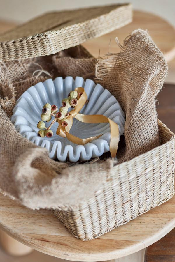 Harmonia Bowl, White, Marble