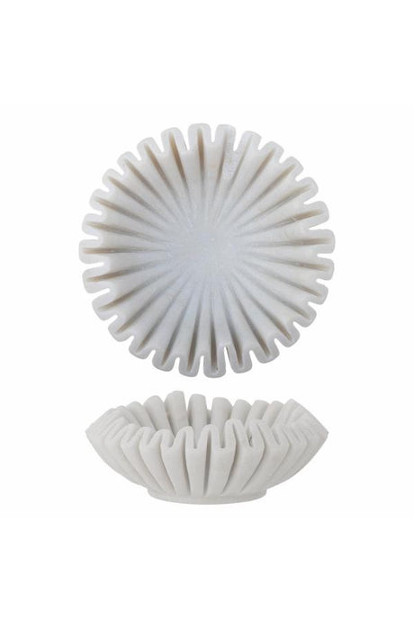 Harmonia Bowl, White, Marble