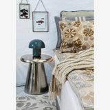 STRIPED CUSHION COVER - GREY