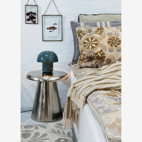 STRIPED CUSHION COVER - GREY