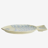 STONEWARE FISH TRAY