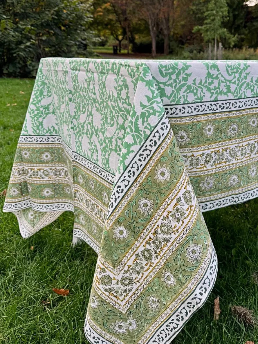 PHOOL -  Bright Green and White