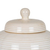 Neva Lidded Ceramic Jar - 2 sizes