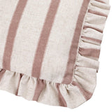 Connie Striped Ruffle Cushion - 3 Colours