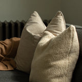 Jasper Square Cushion | Brushed | Oyster