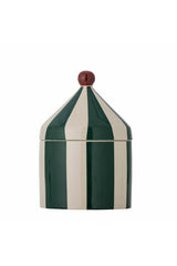 Cimmi Jar w/Lid, Red, Stoneware - 2 colours