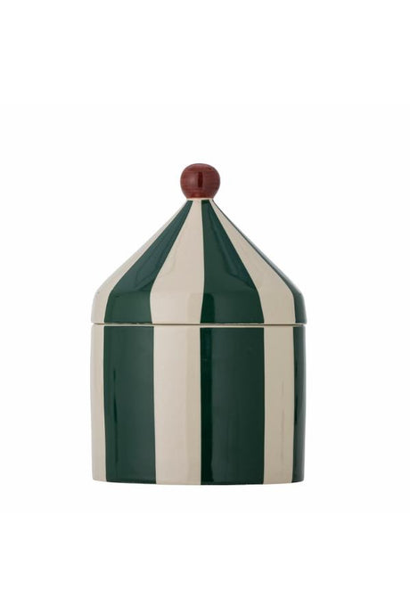 Cimmi Jar w/Lid, Red, Stoneware - 2 colours