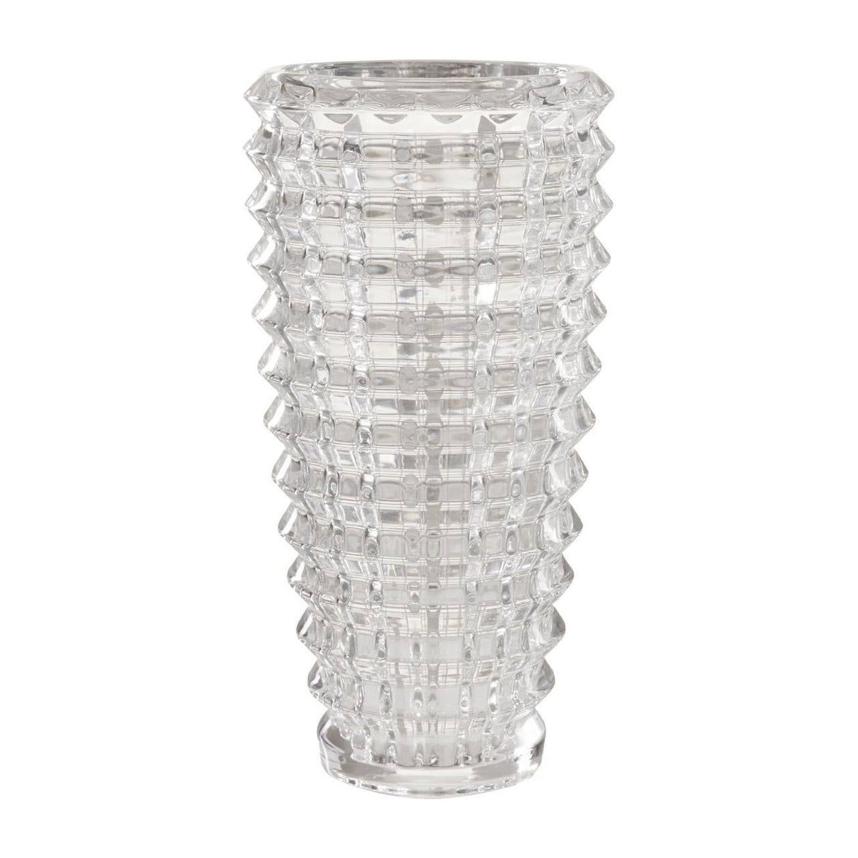 Savita Large Textured Glass Vase 30cm