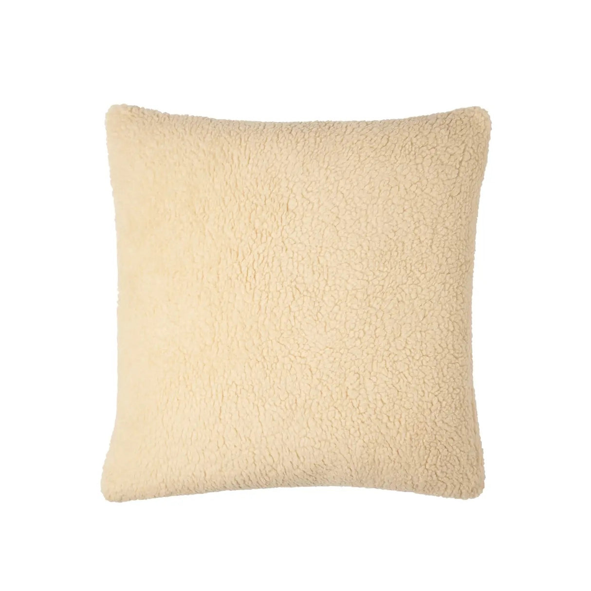 Jasper Square Cushion | Sherpa | Bone