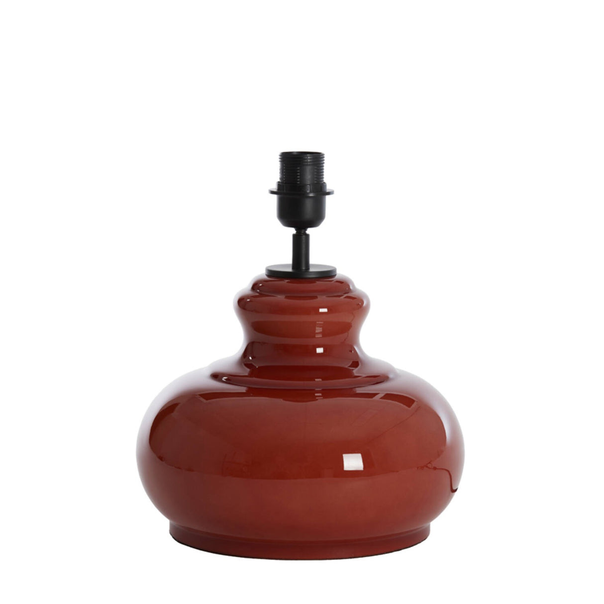 Light and Living - Small Lamp base VERDE glass brown