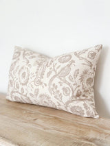Aria Brown Print Cushion 50×30