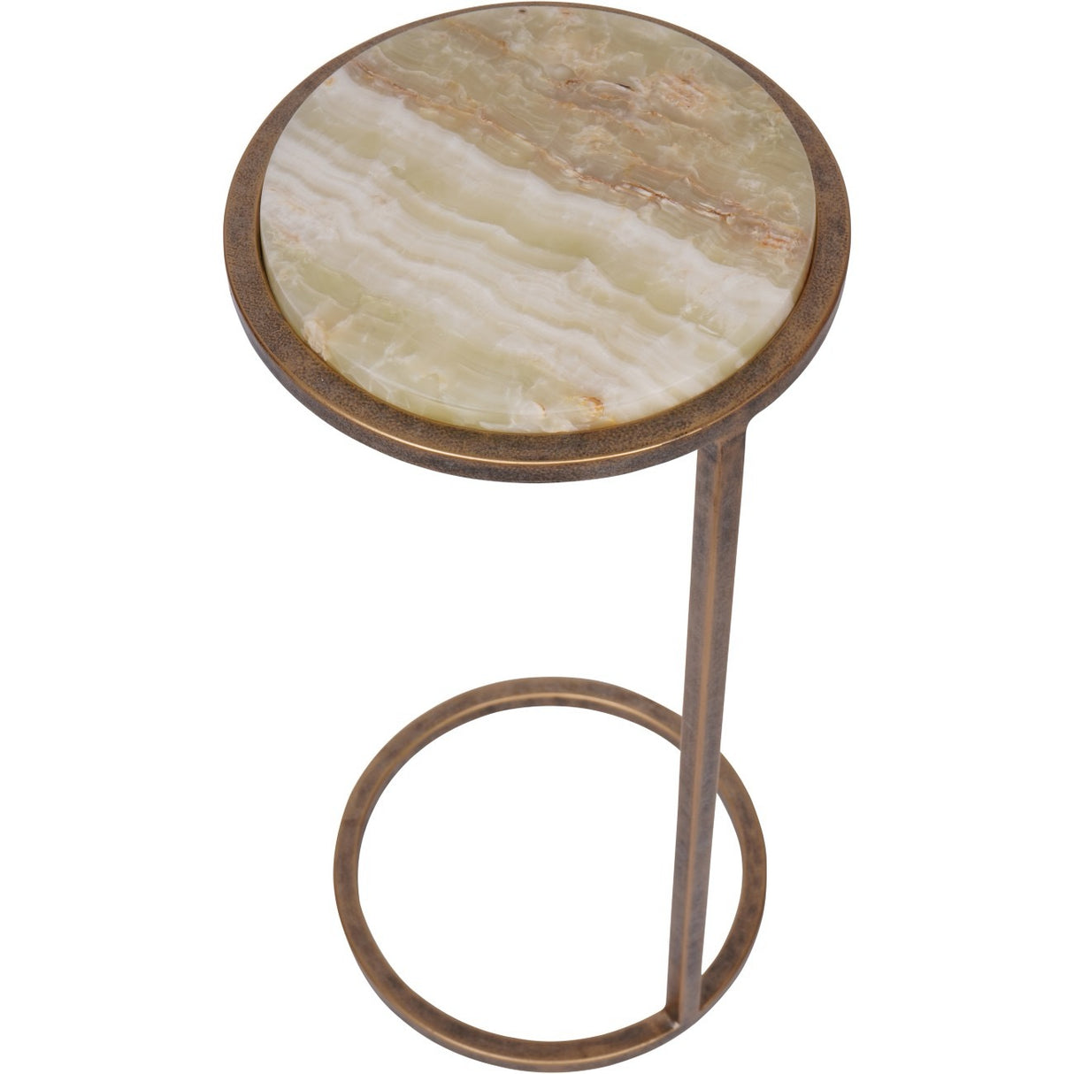 LIBRA - IOTA ACCENT TABLE GREEN ONYX