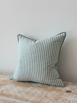 Florence Sage Green Stripe Cushion