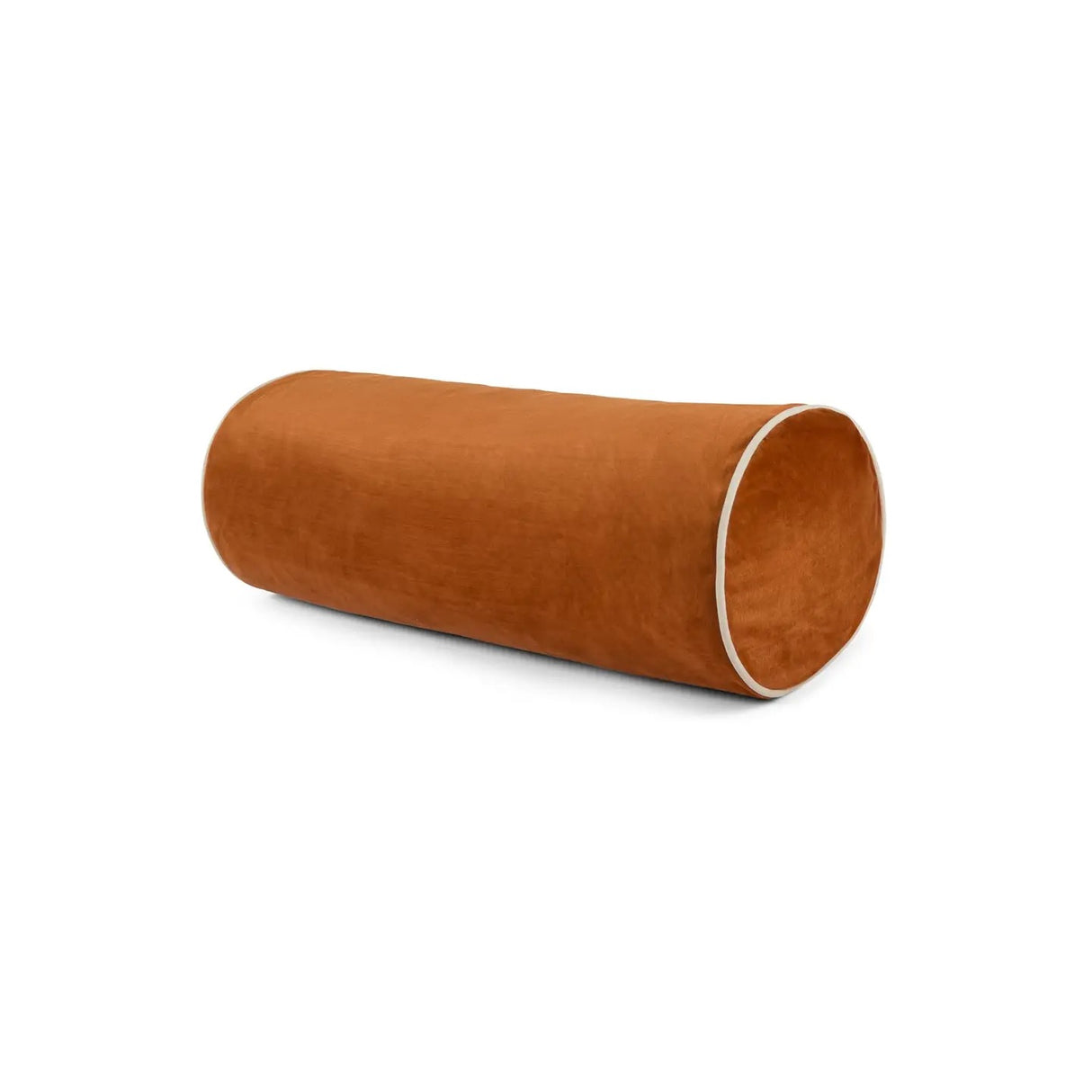 Rob Bolster Cushion | Burnt Orange/Oatmilk